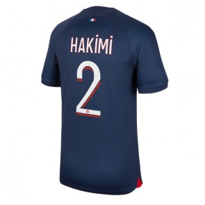 Paris Saint-Germain Achraf Hakimi #2 Domaci Dres 2023-24 Kratak Rukavima